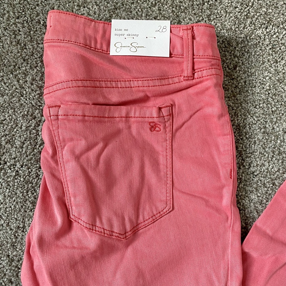 NWT Jessica Simpson Kiss Me Super Skinny Jeans, Size 28 - Picture 5 of 9